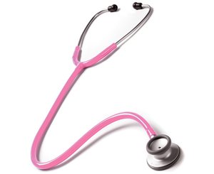 Clinical Lite Stethoscope in Box, Adult, Hot Pink