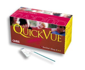 QuickVue In-Line Strep A test , Box/25