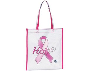 Standard Tote Bag, Hope with Pink Ribbon, Print < Prestige Medical #702-HPR 