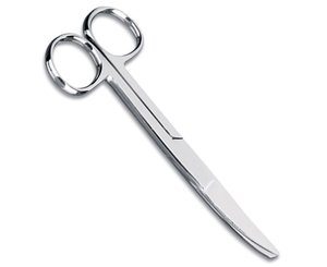 5.5" Dressing Scissor with curved blades