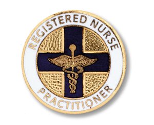 Registered Nurse Practitioner Emblem Pin < Prestige Medical #1017 