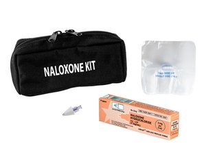 Fully Stocked Naloxone Kit in Tactical Black Pouch