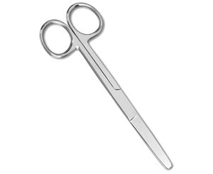 5.5" Dressing Scissor, Blunt/Blunt Edged Blades < Prestige Medical #59 