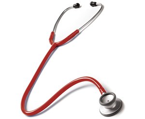 Clinical Lite Stethoscope, Adult in Box, Red