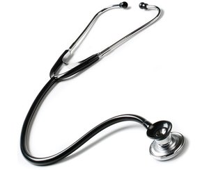 Basic SpragueLite Stethoscope, Adult, Black < Prestige Medical #110-BLK 