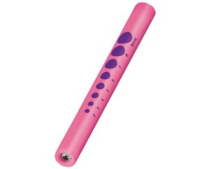 Disposable Pupil Gauge Penlight in Slide Pack, Hot Pink