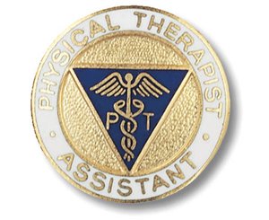 Physical Therapist Assistant Emblem Pin < Prestige Medical #2025 