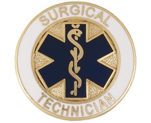 Surgical Technician (Star of Life) Emblem Pin