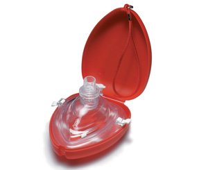Ambu Res-Cue CPR Mask W/ O2 Inlet IN WHITE CASE