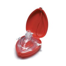 Res-Cue Mask CPR Pocket Mask in Hard Red Case, no O2 Inlet