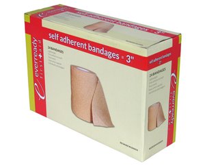 Self-Adherent Bandage Rolls, 3" x 5 yd < EverReady First Aid #0300054 