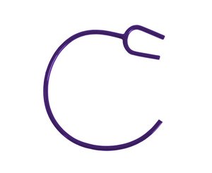 Standard Single Y-Tubing, Purple