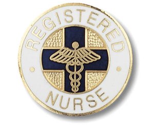 Registered Nurse Emblem Pin < Prestige Medical #1031 