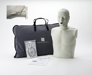 Professional Jaw Thrust CPR-AED Training Manikin, Adult, Light Skin