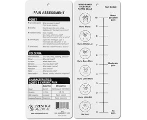 Pain Assessment Card < Prestige Medical #3910 