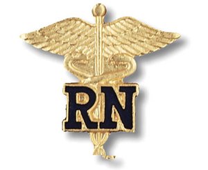 Registered Nurse (Caduceus) Emblem Pin