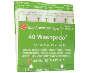 Easy Access Bandages 40 Washproof, Box/10