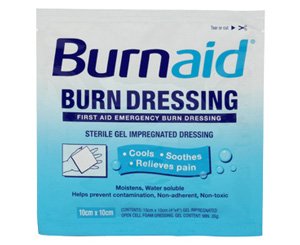 BurnAid Gel Burn Dressing, 4" x 4" < Rye Pharmaceuticals #BD9 