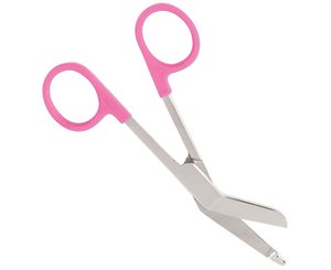 5.5" Listermate Bandage Scissor, Hot Pink