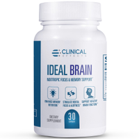 Picture of Shaker, Bottle with text CLINICAL EFFECTS S IDEAL BRAIN Se Vita NOOTROPIC FOCUS & MEMORY ...