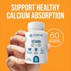 Picture of Person, Human, Medication with text SUPPORT HEALTHY CALCIUM ABSORPTION CLINICAL EFFECTS 6...