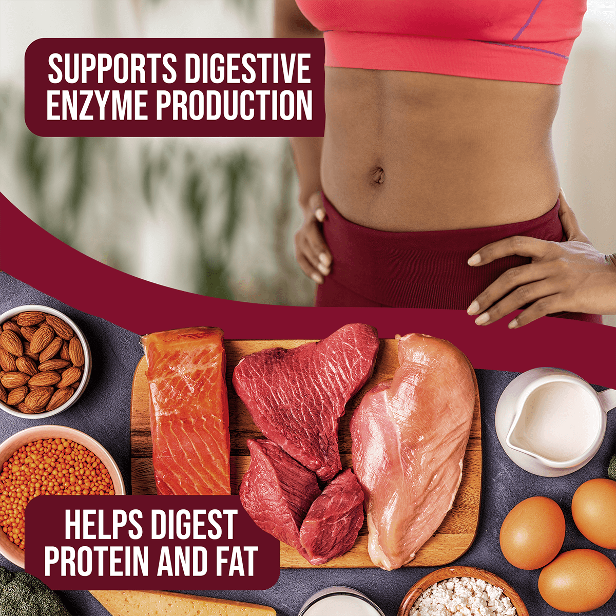 Supports digestive enzyme production