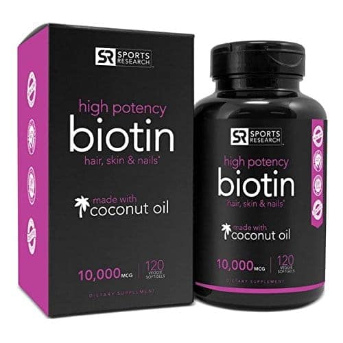 Biotin 10,000mcg in Cold-Pressed Organic Coconut