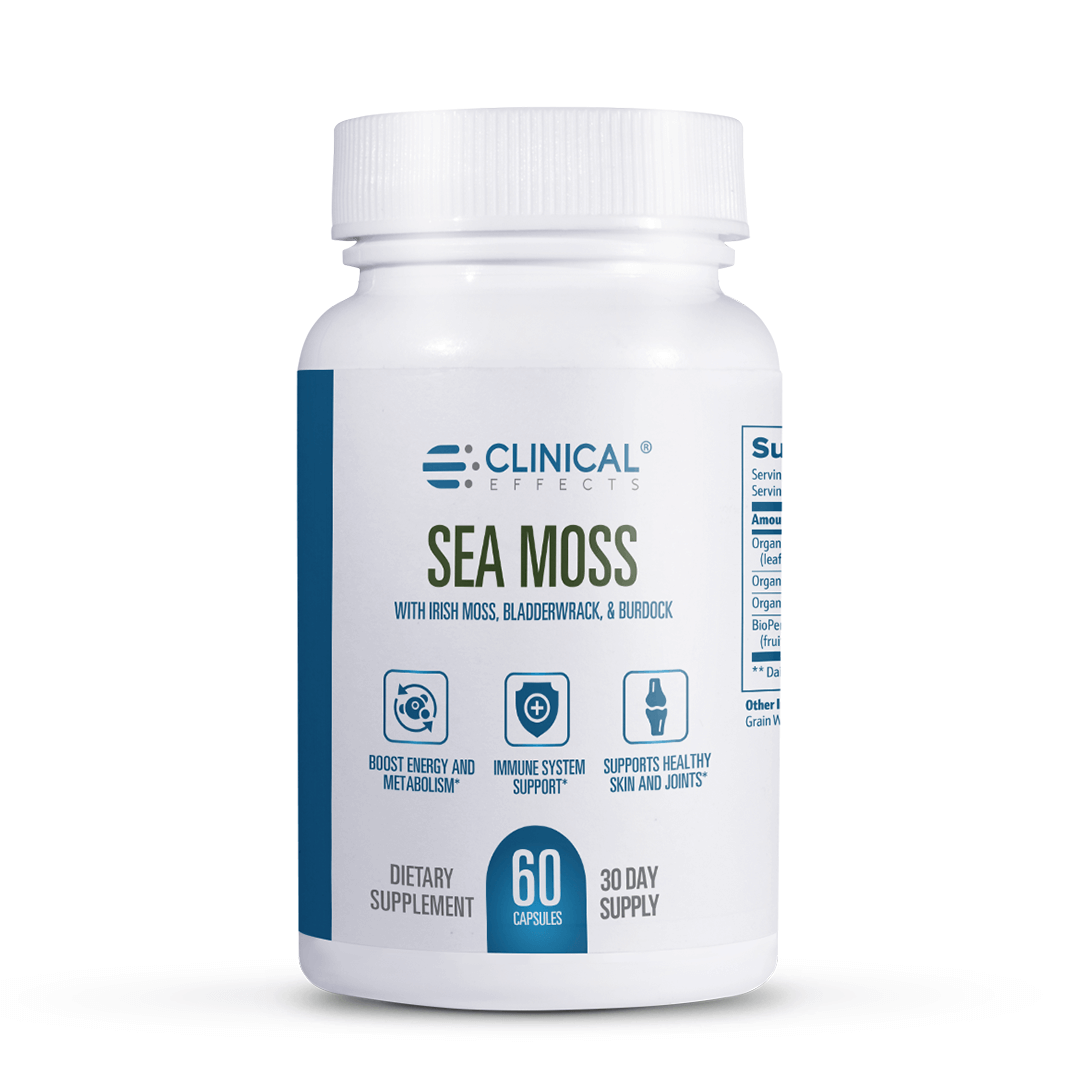 Best Natural Irish Sea Moss Capsules By Clinical Effects