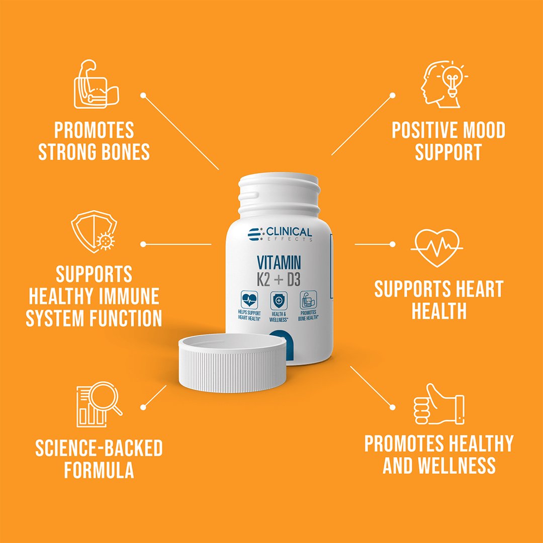 Vitamin K2 + D3 Immune Health Clinical Effects