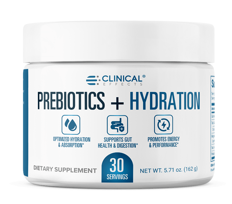Picture of Bottle, Cosmetics with text EFFECTS Su PREBIOTICS + HYDRATION + OPTIMIZED HYDRATION PROMO...