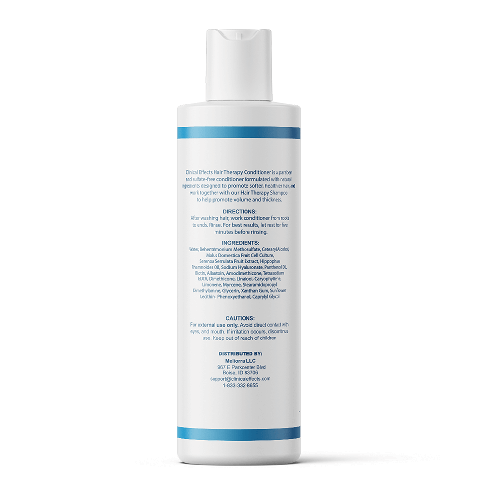 Hair therapy conditioner back bottle