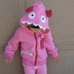 Picture of Coat, Hood, Hoodie, Knitwear, Sweater, Sweatshirt, Jacket, Baby, Person with text -.