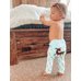 Picture of Baby, Person, Pants, Furniture, Cabinet with text 7.