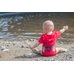 Picture of Person, Photography, Portrait, T-Shirt, Rock, Sitting, Soil, Beach, Baby, Finger