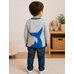 Picture of Pants, Long Sleeve, Sleeve, Boy, Child, Male, Person, Jeans, Sweater, Head