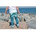 Picture of Pants, Rock, Jeans, Boy, Child, Male, Person, Shoe, Sneaker