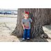 Picture of Pants, Boy, Child, Male, Person, Portrait, Jeans, Tree, Sitting, Hiding