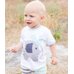 Picture of T-Shirt, Face, Head, Person, Photography, Portrait, Happy, Baby, Pants
