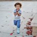Picture of Pants, Jeans, Person, Photography, Portrait, Boy, Child, Male, Shoe, Curly Hair