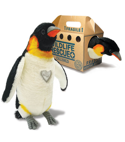 Picture of Animal, Bird, Beak, Penguin, Box, Cardboard, Carton with text ILDLIFE RESCUE+ FRAGILE RES...