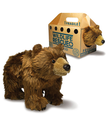 Picture of Animal, Bear, Mammal, Wildlife, Brown Bear, Teddy Bear with text WILDLIFE RESCUE+ FRAGILE...