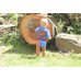 Picture of Tree, Wood, Baby, Person, Pants, Vegetation, Tree Stump