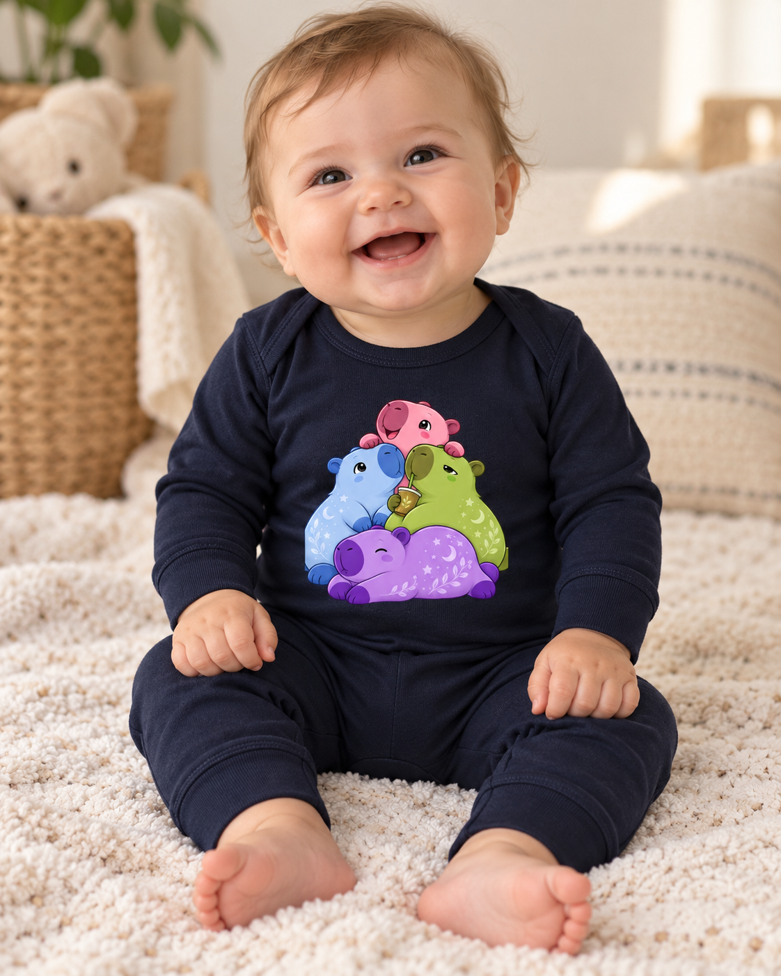 Picture of Face, Head, Person, Photography, Portrait, Finger, Baby, Sitting, Happy, Smile