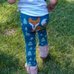 Picture of Clothing, Pants, Grass, Jeans, Baby, Person, Lawn