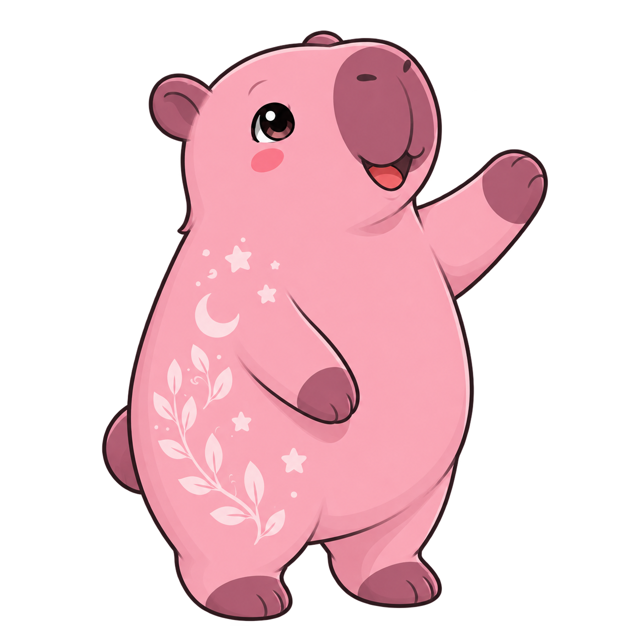 Capybara emote left