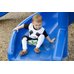 Picture of Boy, Child, Male, Person, Slide, Toy, Play Area, Outdoors, Outdoor Play Area, Shoe