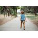 Picture of Person, Walking, Pants, Boy, Child, Male, Path, Grass, Sitting, Jeans
