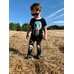 Picture of T-Shirt, Sleeve, Boy, Child, Male, Person, Pants, Outdoors