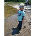 Picture of Pants, T-Shirt, Person, Photography, Portrait, Soil, Rock, Walking, Path, Child