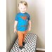 Picture of Sleeve, Pants, Boy, Child, Male, Person, Jeans, Standing
